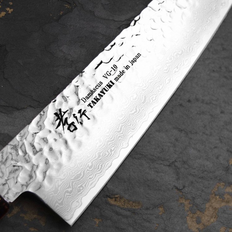 Sakai Takayuki Nanairo VG-10 Retro Japoński Nóż Szefa Kuchni 21 cm