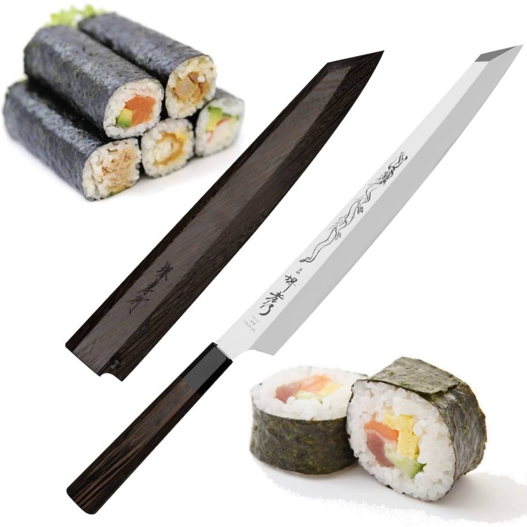 Sakai Takayuki Shoryu Honyaki VG-10 Japoński Nóż Kengata Yanagiba 30 cm