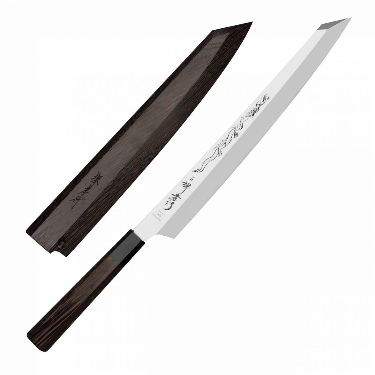 Sakai Takayuki Shoryu Honyaki VG-10 Japoński Nóż Kengata Yanagiba 30 cm
