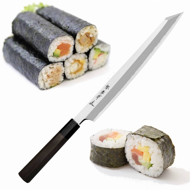 Sakai Takayuki Silver#3 Japoński Nóż Kengata Yanagiba 27 cm