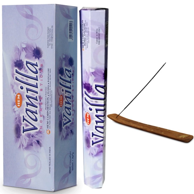 Indyjskie Kadzidełka Wanilia Vanilla 20 Sztuk HEM