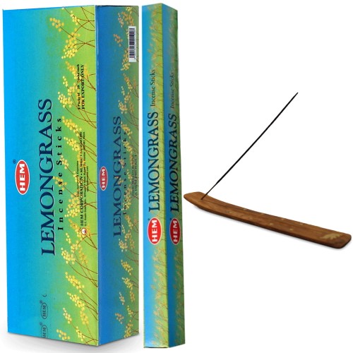 Indyjskie Kadzidełka Trawa Cytrynowa Lemongrass 20 Sztuk HEM