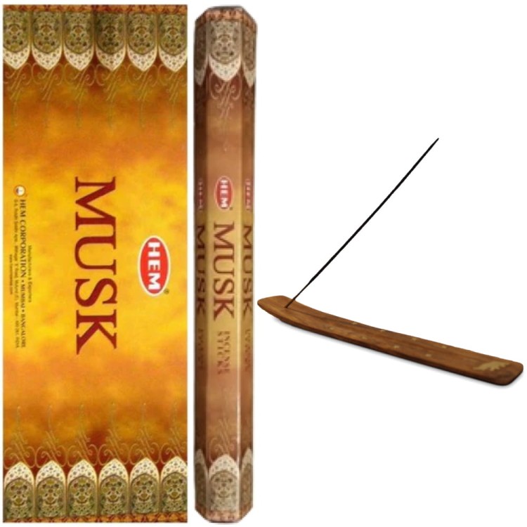 Indyjskie Kadzidełka Piżmo Musk 20 Sztuk HEM