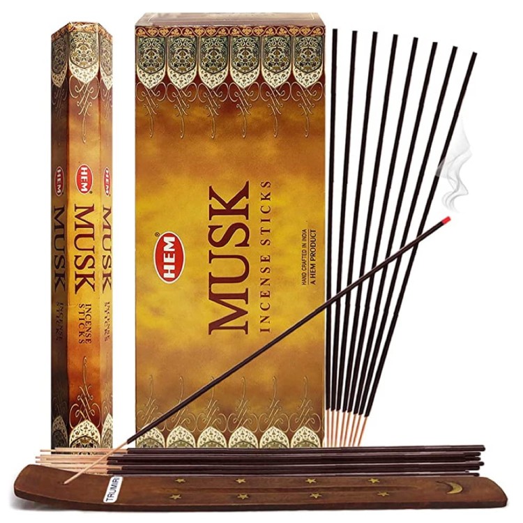Indyjskie Kadzidełka Piżmo Musk 20 Sztuk HEM