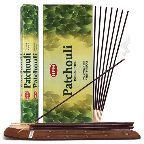 Indyjskie Kadzidełka Paczula Patchouli 20 Sztuk HEM