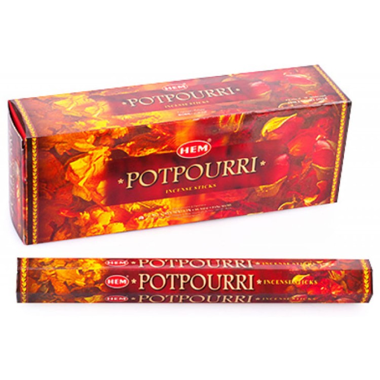 Indyjskie Kadzidełka Aromat Potpourri 20 Sztuk HEM