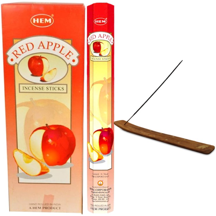 Indyjskie Kadzidełka Czerwone Jabłko Red Apple 20 Sztuk HEM