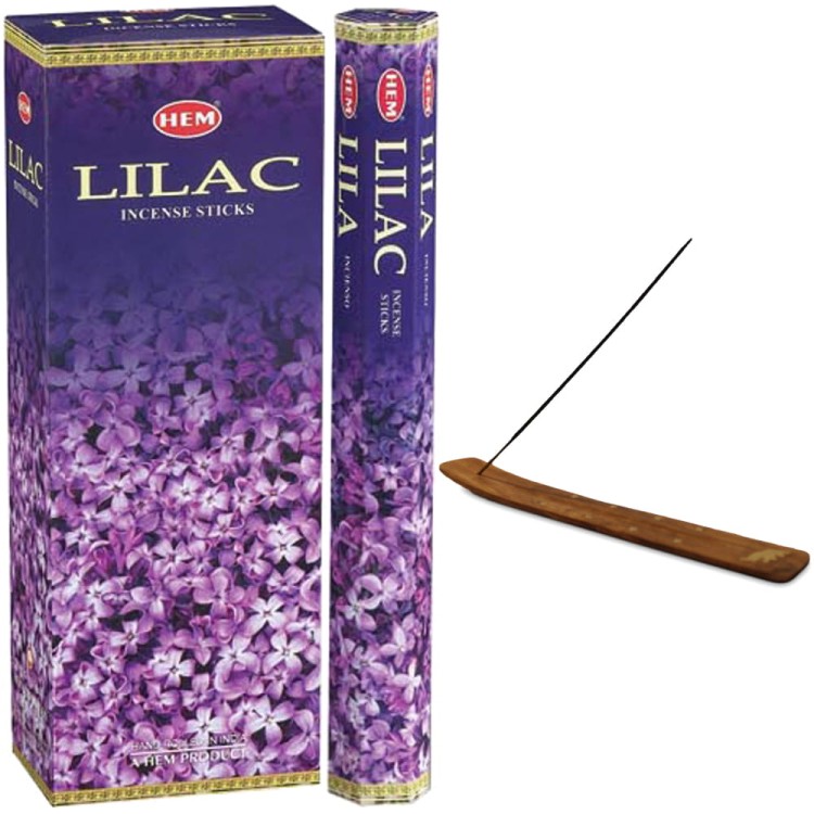 Indyjskie Kadzidełka Indyjski Bez Lilac 20 Sztuk HEM