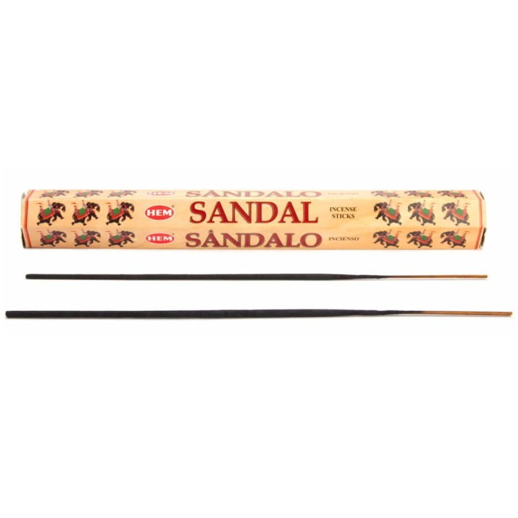 Indyjskie Kadzidełka Sandałowe Sandal 20 Sztuk HEM