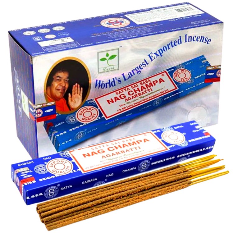 Indyjskie Kadzidełka Incense Nag Champa 15g SATYA