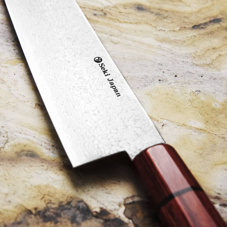 Kanetsune Minamo-Kaze Japoński Nóż Santoku 18 cm