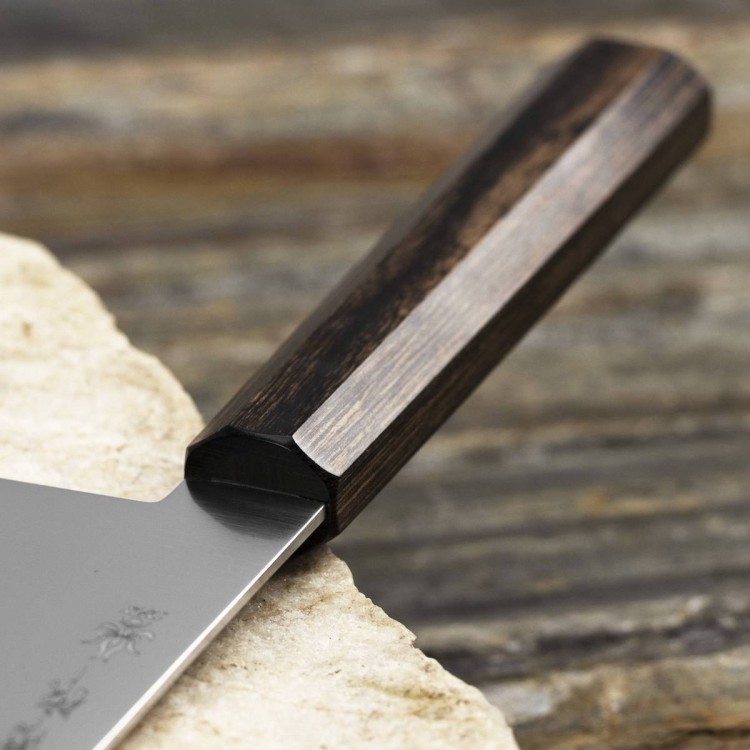 Kanetsune Ichizu VG-10 Mono Japoński Nóż Santoku 18 cm