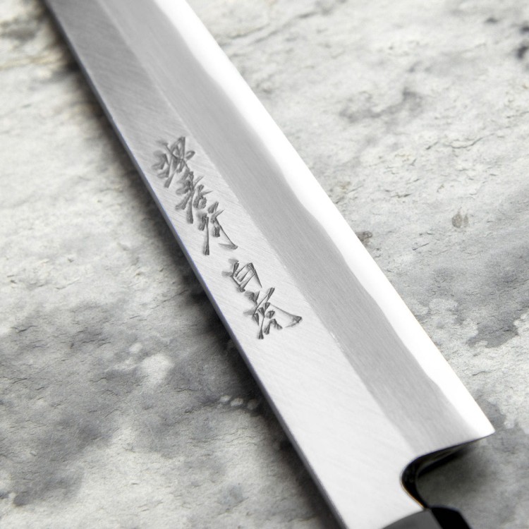 Sakai Takayuki Byakko Shirogami#1 Japoński Nóż Kiritsuke Yanagiba 24 cm