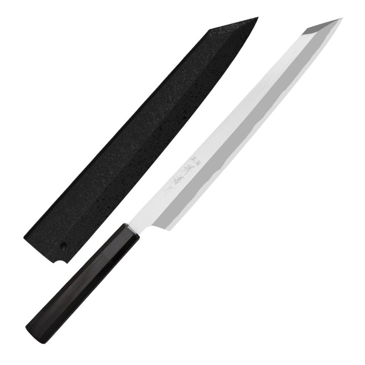 Sakai Takayuki Hien Aogami#2 Japoński Nóż Kengata Yanagiba 27 cm
