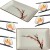 Ceramiczny Biały Talerz Do Serwowania Sushi Kwiaty Sakura 20cm x 13cm EMRO AZIATICA