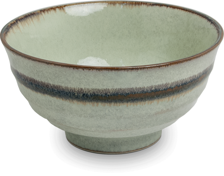 Miseczka Jasno Zielona Miska Do Makaronu Udon Wasabi 17cm EDO JAPAN