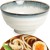Miseczka Jasna Miska Do Makaronu Udon Aurora 17cm EDO JAPAN