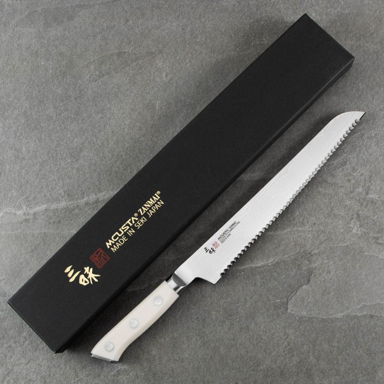 Mcusta Zanmai Classic Damascus VG-10 Corian Japoński Nóż Do Pieczywa 23cm