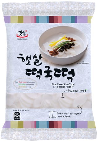 Kluski Ryżowe Koreańskie Tteokguk Plasterki 600g (3x200g) MATAMUN