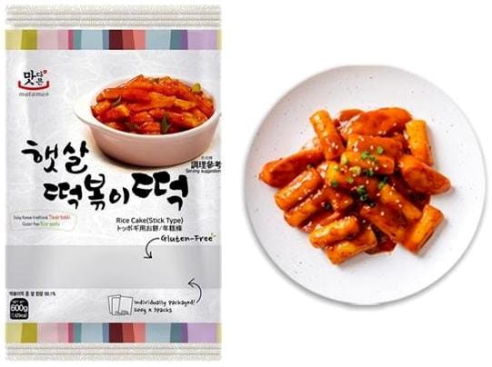 Kluski Ryżowe Koreańskie Tteokbokki Topokki Rurki 600g (3x200g) MATAMUN