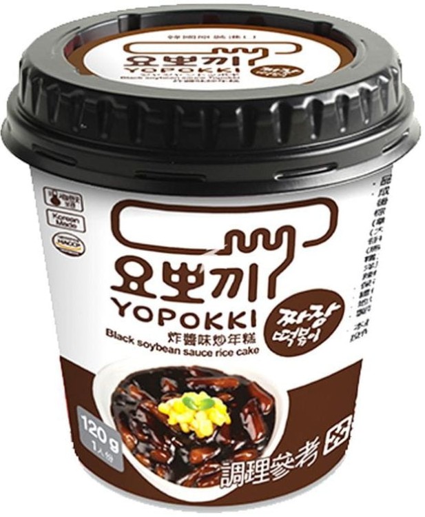 Kluski Ryżowe Topokki w Sosie z Czarnej Fasoli YOPOKKI 120g YOUNG POONG