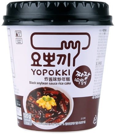 Kluski Ryżowe Topokki w Sosie z Czarnej Fasoli YOPOKKI 120g YOUNG POONG