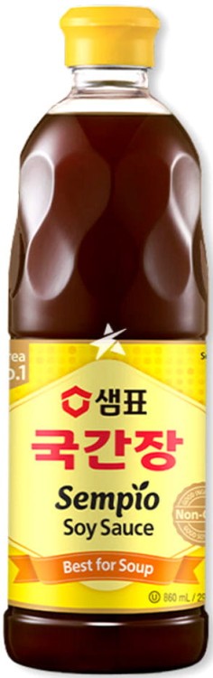 Sos Sojowy Do Zup Koreański Bez GMO 860ml SEMPIO