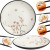 Ceramiczny Biały Talerz Do Serwowania Sushi Liść Klonu 25,5cm EDO JAPAN