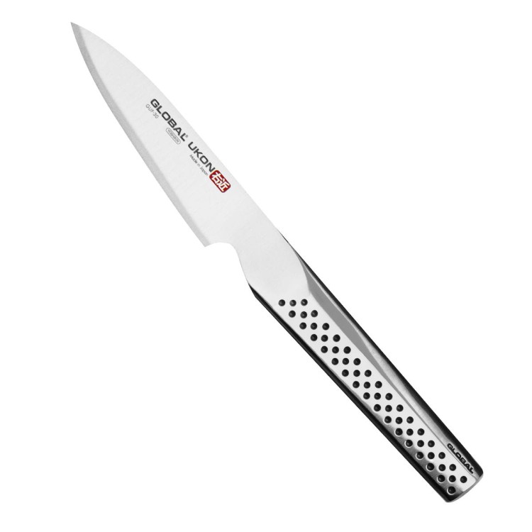 Global Ukon Japoński Zestaw 2 Noży Nóż Szef Kuchni 20cm i Nóż Do Obierania 9cm GU-2001