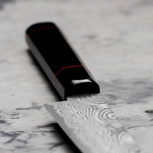 Kanetsune Namishibuki SG-2 Japoński Nóż Uniwersalny 13,5cm i Ochraniacz Saya