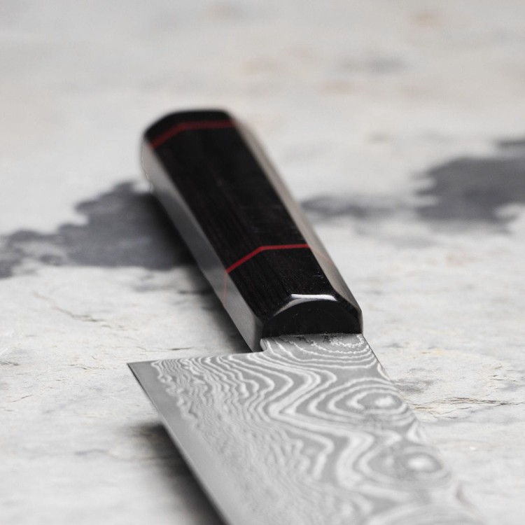 Kanetsune Namishibuki SG-2 Japoński Nóż Kiritsuke 21cm i Ochraniacz Saya