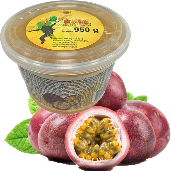 Kuleczki Bubble Tea MARAKUJA Popping Boba Pearls 950g PINSHAN