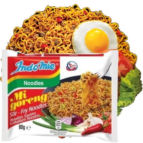 Indonezyjski Makaron Zupka Stir Fry MI GORENG Instant Noodles 80g INDOMIE