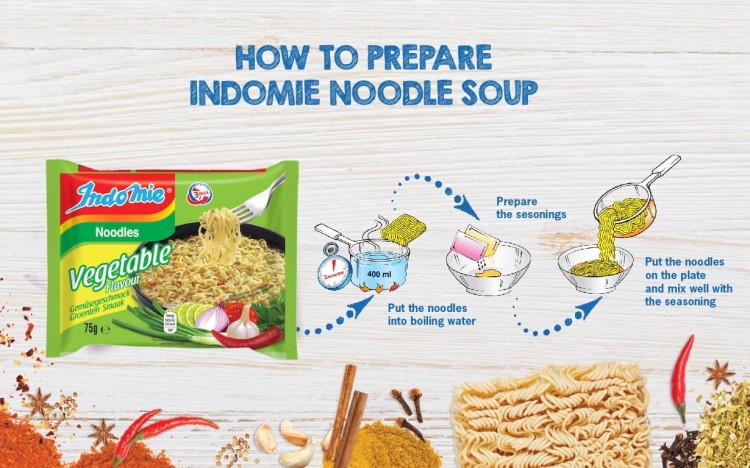 Indonezyjska Zupka Instant Warzywna 75g INDOMIE