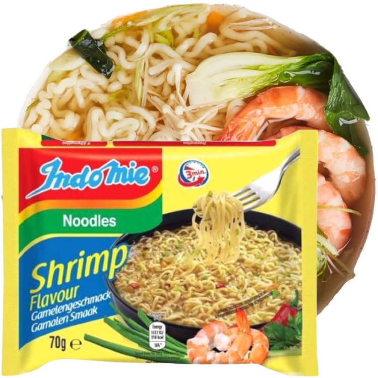 40x Zupka Krewetkowa Indonezyjska KARTON 70g INDOMIE