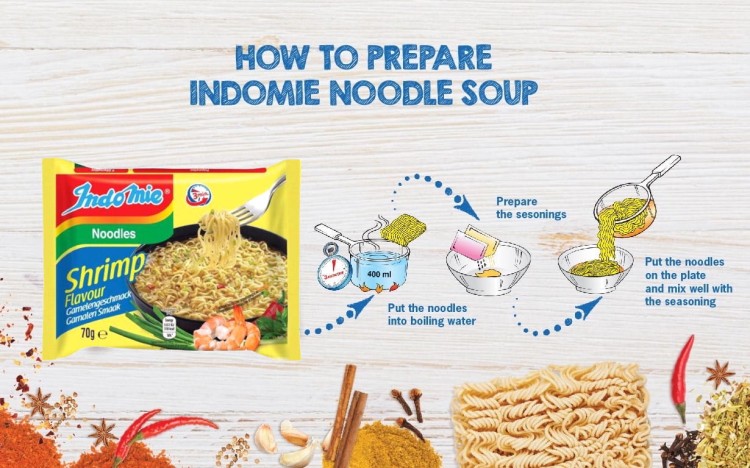40x Zupka Krewetkowa Indonezyjska KARTON 70g INDOMIE