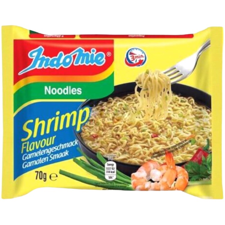 40x Zupka Krewetkowa Indonezyjska KARTON 70g INDOMIE