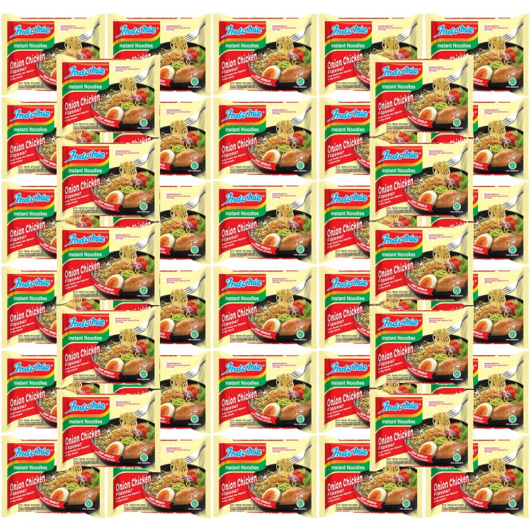 40x Zupka Instant Cebulowy Kurczak Indonezyjska KARTON 75g INDOMIE