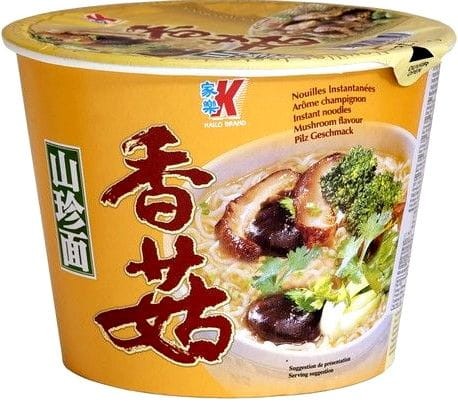 Zupka Błyskawiczna Makaron Instant o Smaku Grzybów Shitake Duży Kubek 120g KAILO BRAND