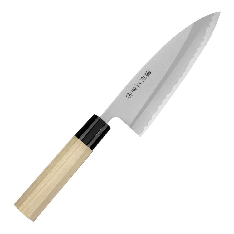 Satake Yoshimitsu Rdzewny Japoński Nóż Deba 15,5cm