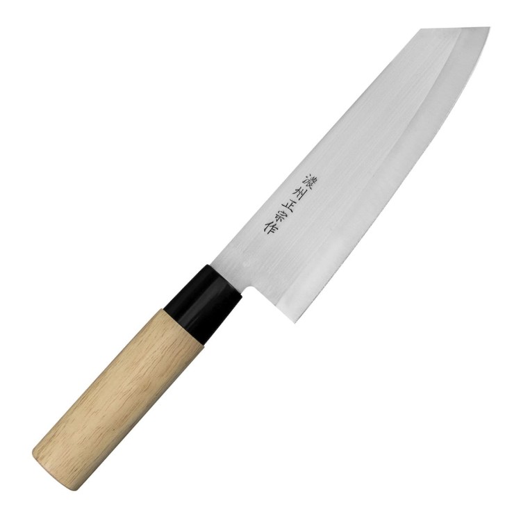 Satake Megumi 420J2 Japoński Nóż Bunka Santoku 17cm