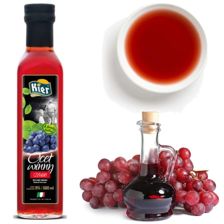 Ocet Winny Czerwony Włoski 500ml KIER
