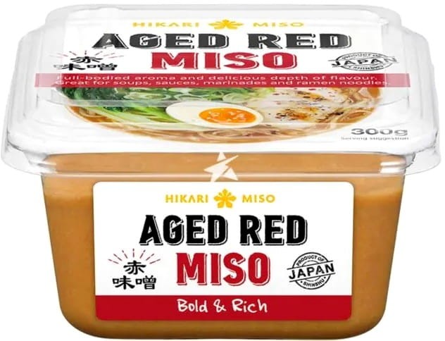 Pasta Do Japońskiej Zupy Shiro Miso Ciemna Aged Red 300g HIKARI MISO