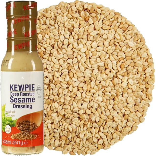 Japoński Majonez Sezamowy Do Sałatek i Sushi 241g KEWPIE
