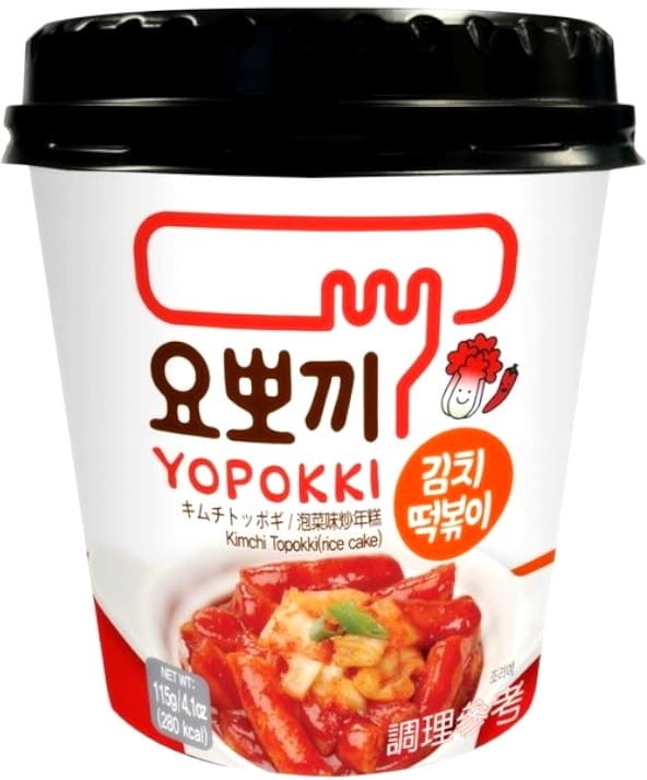 Kluski Ryżowe Topokki w Sosie KimChi YOPOKKI 115g YOUNG POONG