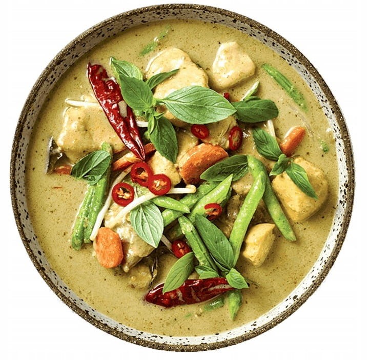 Zielona Bardzo Ostra Pasta Curry Vegan Bez Glutenu 400g ASIA KITCHEN