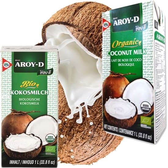 Mleczko Kokosowe BIO Mleko Organiczne 1 Litr 1000ml AROY-D