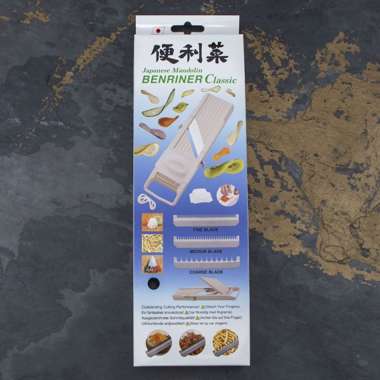 Benriner Classic Japońska Ostra Mandolina Do Warzyw 64mm 6,4cm Green Zielona