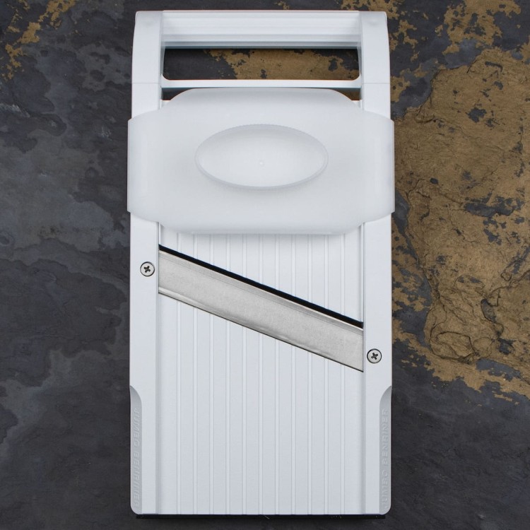 Benriner Premium No.120 Japońska Ostra Mandolina Do Warzyw 120mm 12cm White Biała