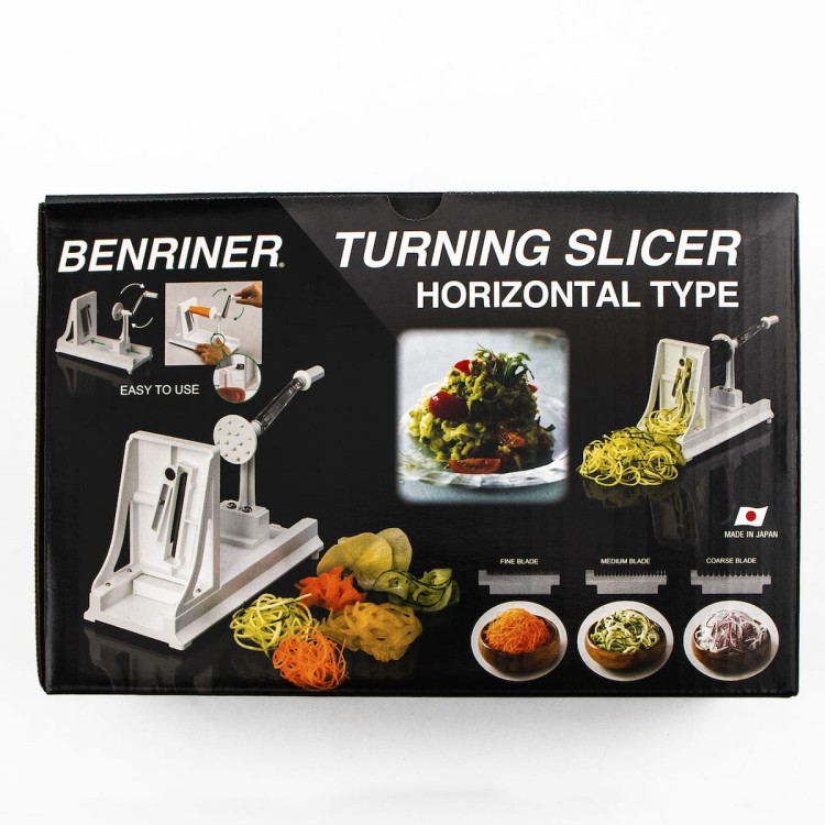 Benriner Japońska Ostra Krajalnica Spiralna Pozioma Do Warzyw Green Zielona